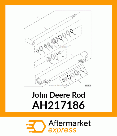 ROD ASSEMBLY, 25 AH217186