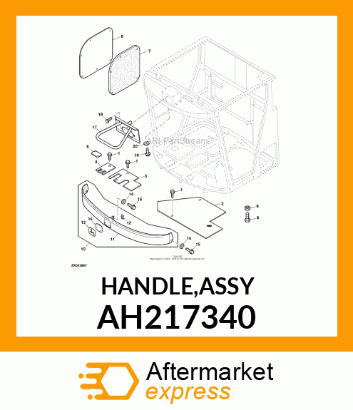 HANDLE,ASSY AH217340