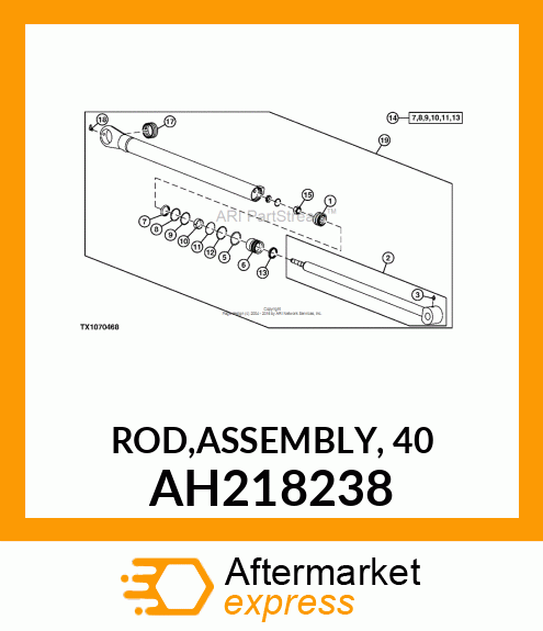 ROD,ASSEMBLY, 40 AH218238