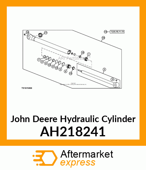 HYDRAULIC CYLINDER, 56X40 AH218241