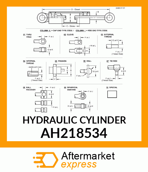 HYDRAULIC CYLINDER AH218534