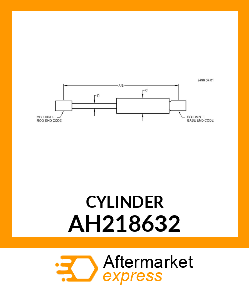 CYLINDER, SPRING OPERATED AH218632