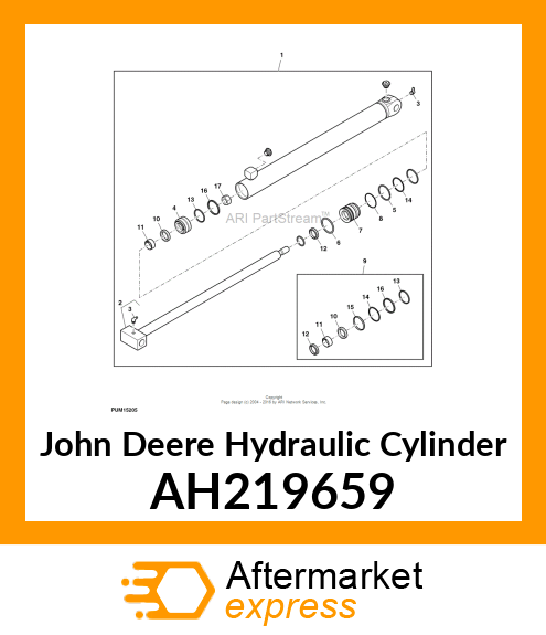 HYDRAULIC CYLINDER, 56X32 AH219659