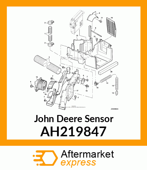 SENSOR ASSY, TEMPERATURE W/ GASKET AH219847