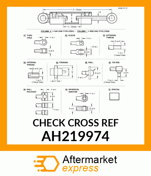 Hydraulic Cylinder AH219974