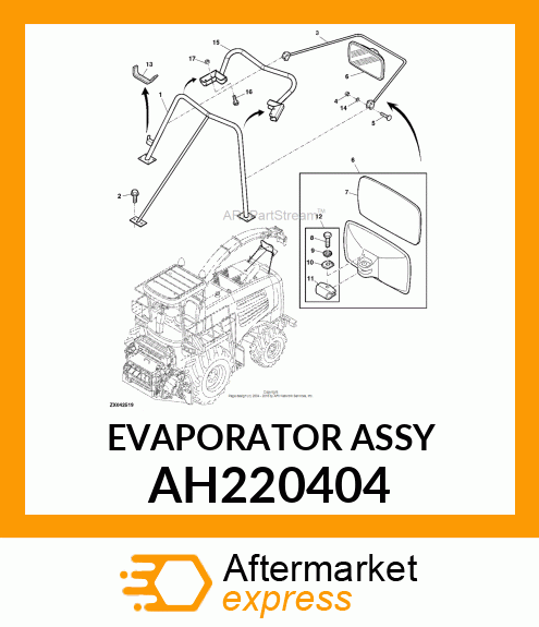 EVAPORATOR ASSY AH220404