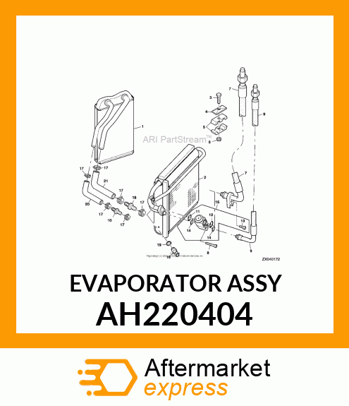 EVAPORATOR ASSY AH220404