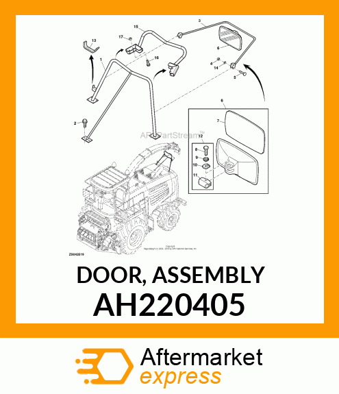 DOOR, ASSEMBLY AH220405