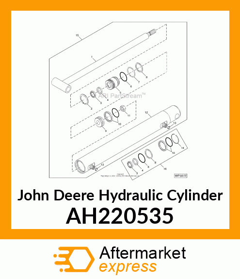 HYDRAULIC CYLINDER, 56 X 32 AH220535