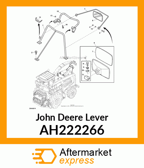 LEVER ASSY, GEARSHIFT AH222266