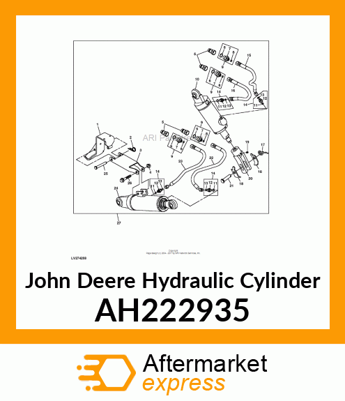 HYDRAULIC CYLINDER, 80X40 AH222935