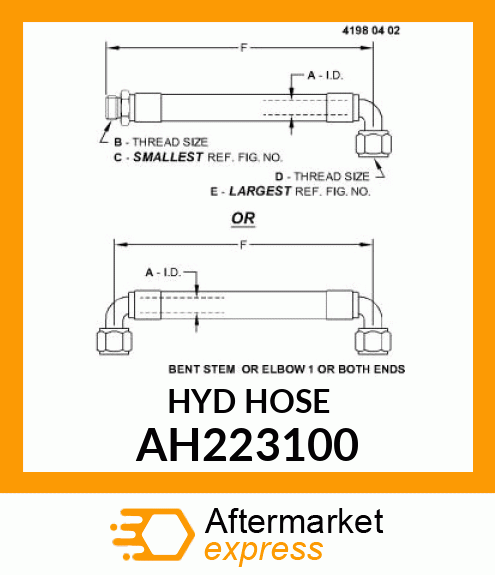 HYDRAULIC HOSE AH223100