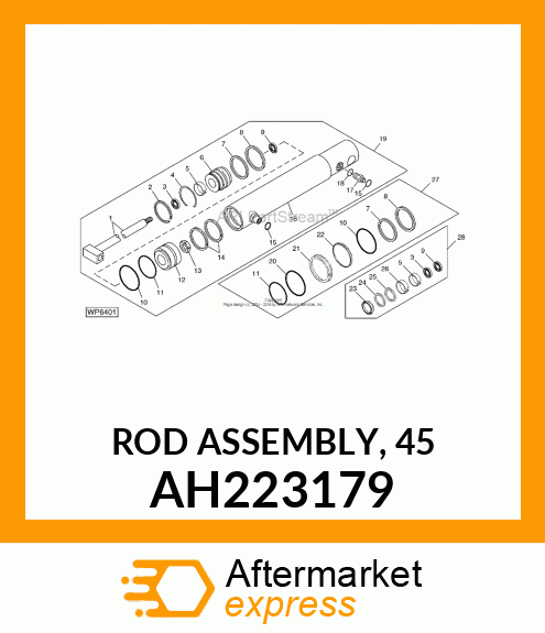 ROD ASSEMBLY, 45 AH223179