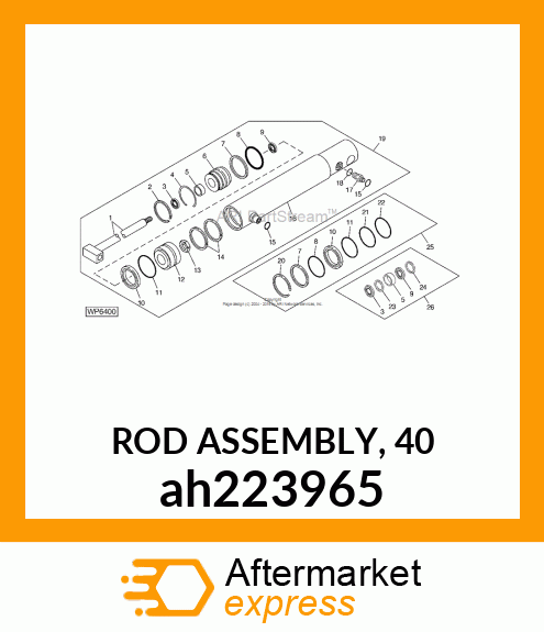 ROD ASSEMBLY, 40 ah223965