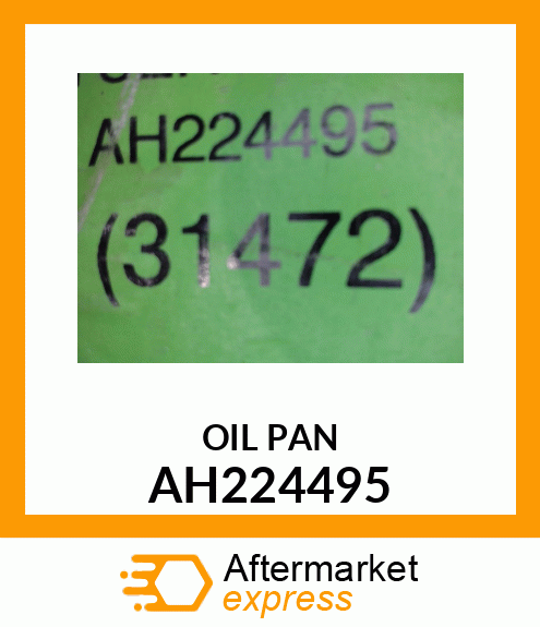 Oil Pan AH224495