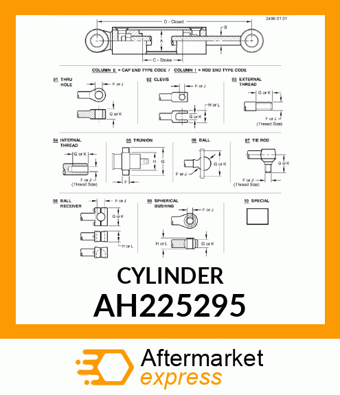 CYLINDER, 56X32 AH225295