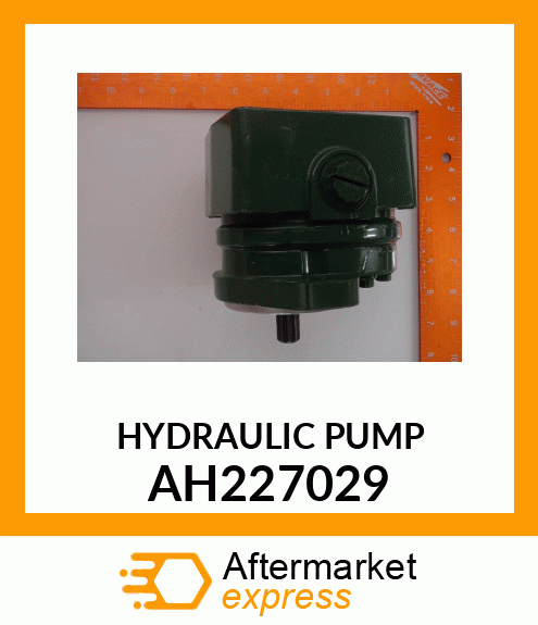 HYDRAULIC PUMP, S26 FRONT SECTION AH227029