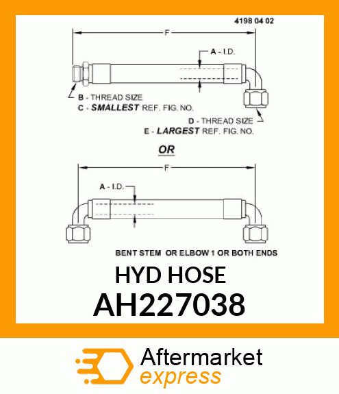 HYD HOSE AH227038