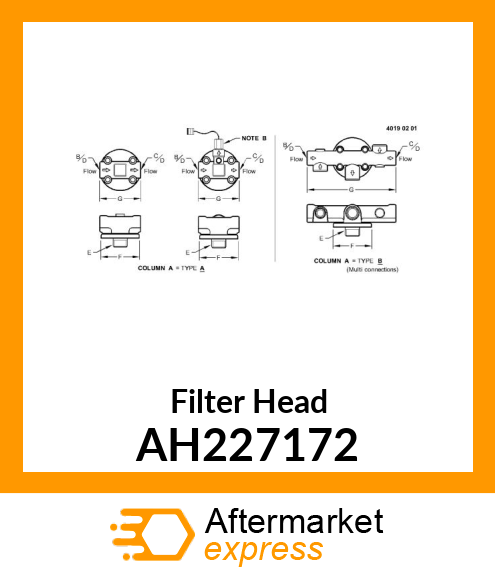 Filter Head AH227172