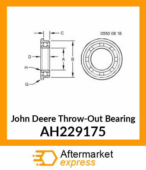 Out Bearing AH229175