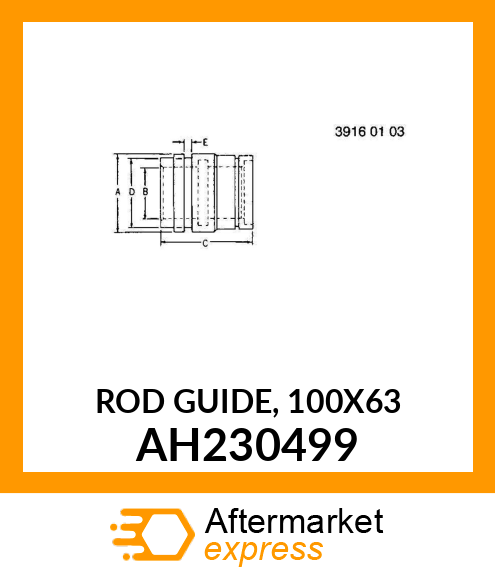 ROD GUIDE, 100X63 AH230499