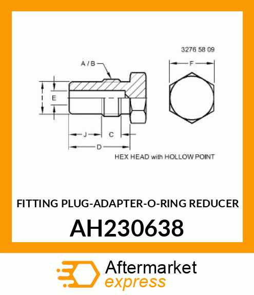 FITTING PLUG AH230638