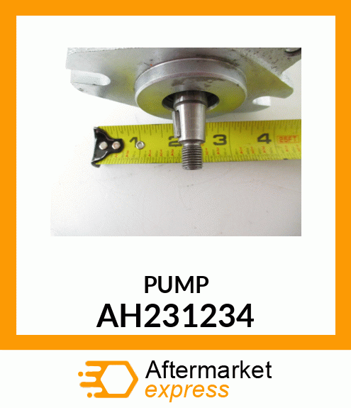 PUMP ASSY, SINGLE GEAR AH231234