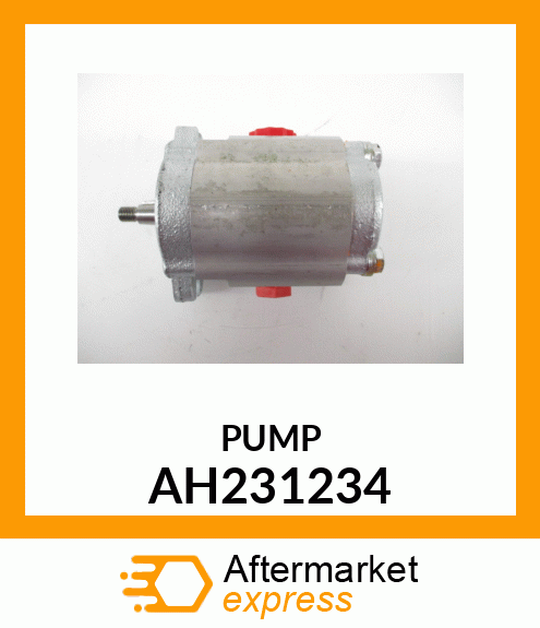 PUMP ASSY, SINGLE GEAR AH231234