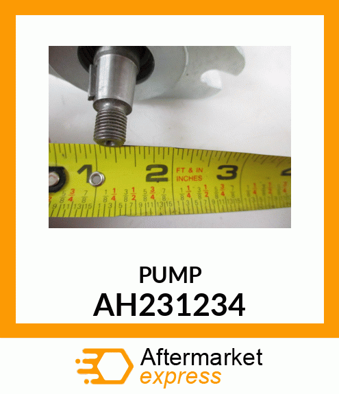 PUMP ASSY, SINGLE GEAR AH231234