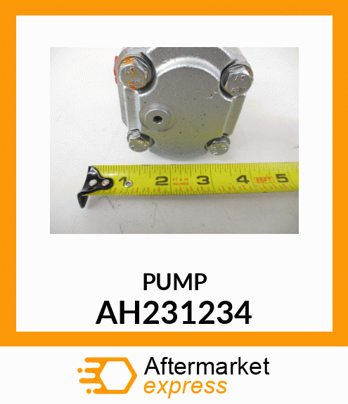 PUMP ASSY, SINGLE GEAR AH231234