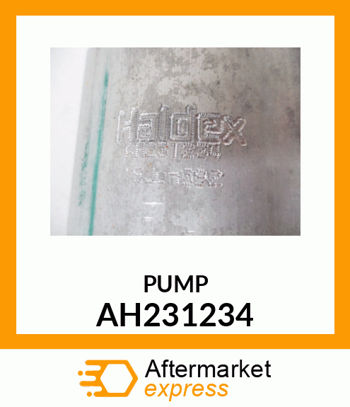 PUMP ASSY, SINGLE GEAR AH231234