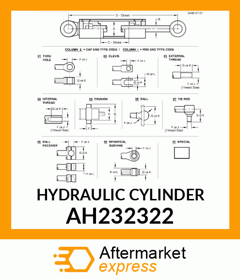 HYDRAULIC CYLINDER AH232322