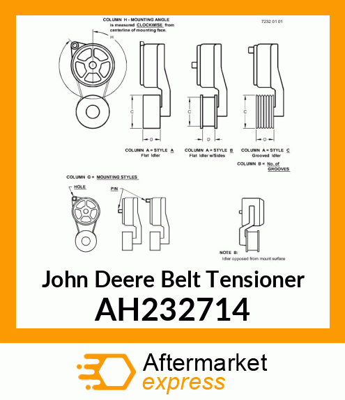 BELT TENSIONER, AH232714