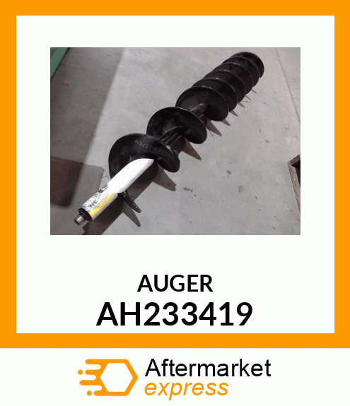 AUGER, ASSY, LOADING, 400 BU AH233419