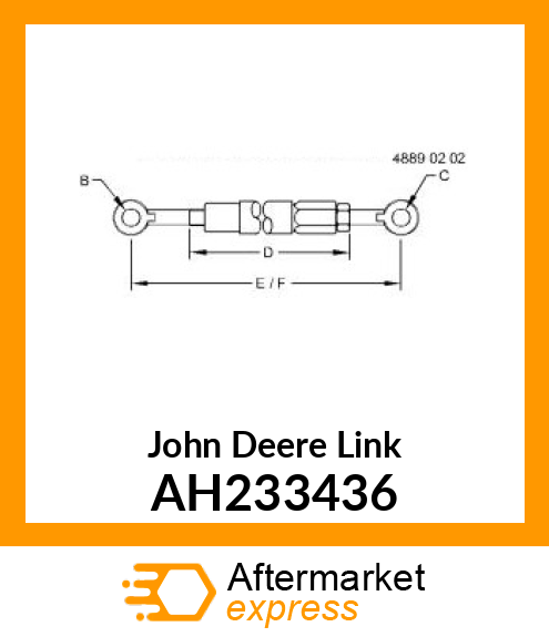 TURNBUCKLE KIT, FH ADJUSTING AH233436