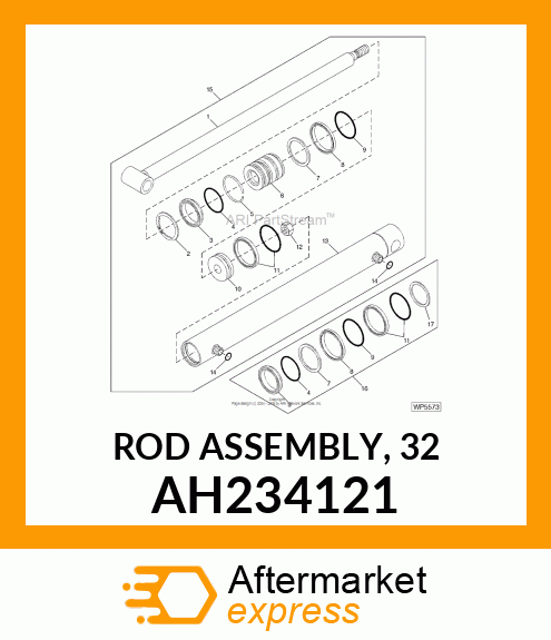 ROD ASSEMBLY, 32 AH234121