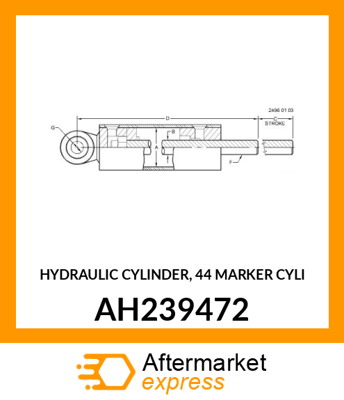 Hydraulic Cylinder AH239472