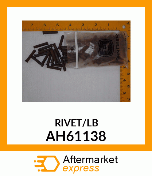 ONE PD H 61291 RIVETS AH61138