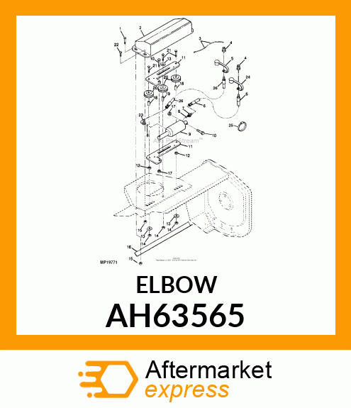 ELBOW ASSY AH63565