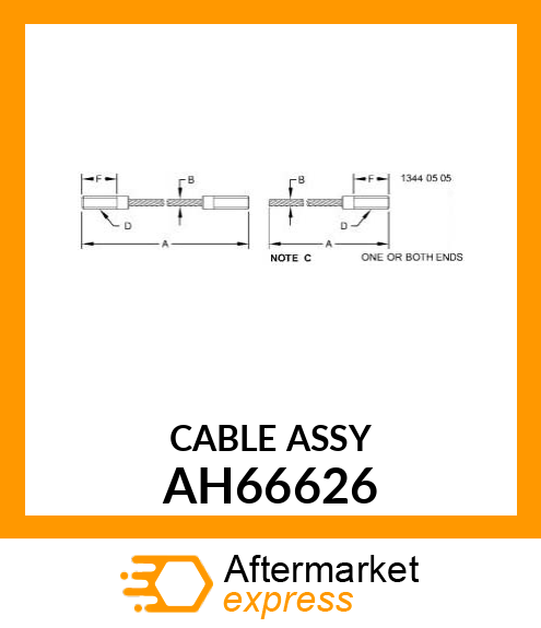 CABLE ASSY AH66626