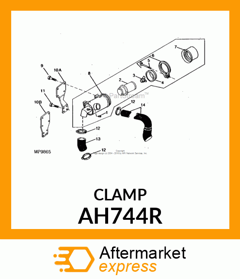 Clamp AH744R