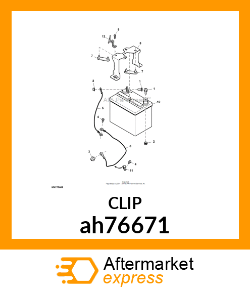 CLIP ASSY ah76671