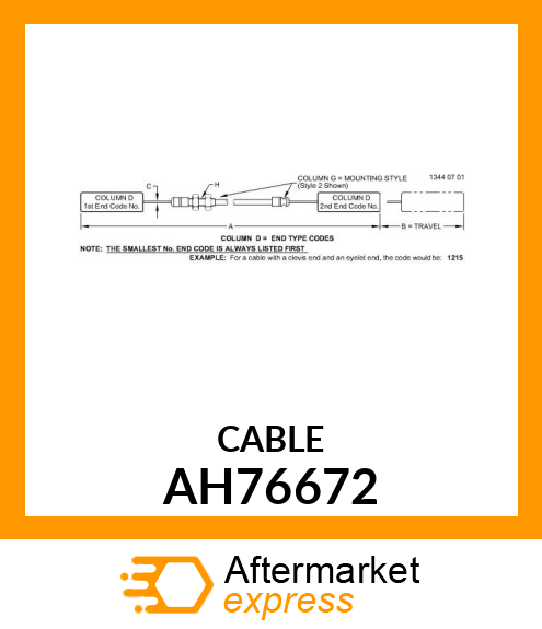 CABLE ASSY AH76672