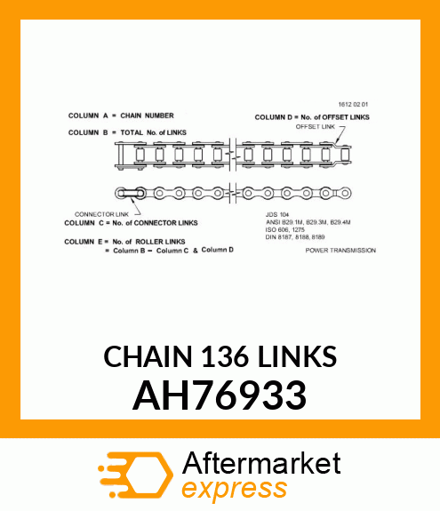 CHAIN 136 LINKS AH76933