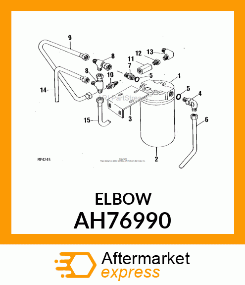 ELBOW ASSY AH76990