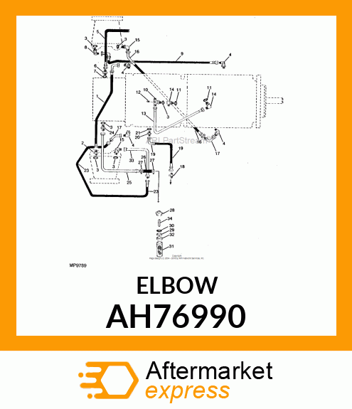 ELBOW ASSY AH76990