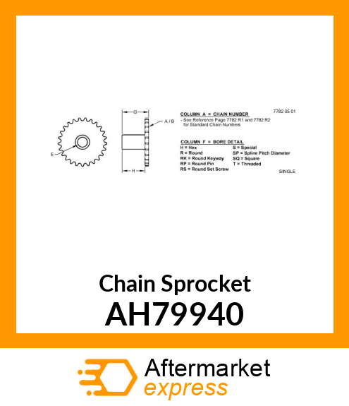 Chain Sprocket AH79940