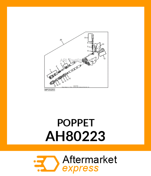 POPPET ASSY AH80223