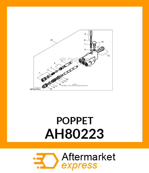 POPPET ASSY AH80223