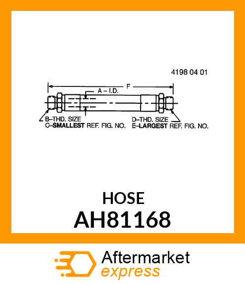 HOSE ASSY AH81168